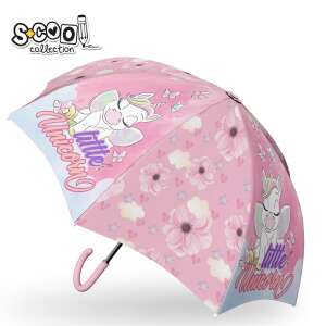 S-cool Little Unicorn kids umbrella, pink with unicorn design, 48.5 cm - Children's Umbrella