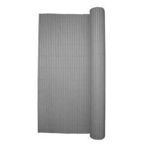Grey PVC privacy screen for balcony, terrace or fence, 1x3 meters, UV resistant, 1300 g/m2 - Landscaping