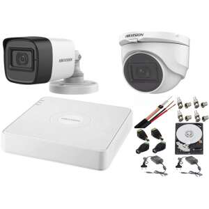 Hikvision 2 Turbo HD camera system with 2MP 4 channel DVR, 500 GB HDD - Hikvision