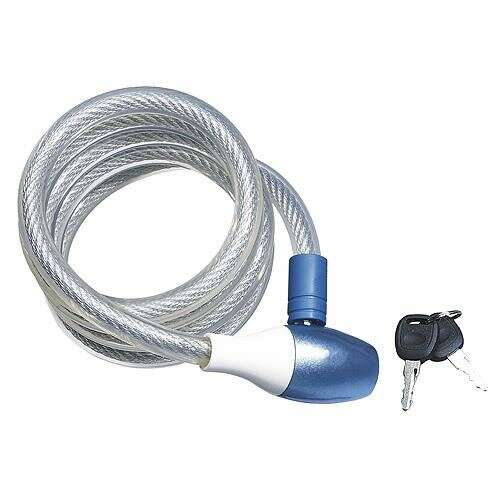 Strend Pro Zoli 87323 bicycle cable lock, 8mm x 100cm, blue
