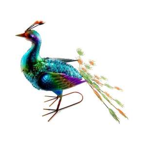 STREND PRO Páva Kerti Dísz - Fém - 49x35,5x53 cm