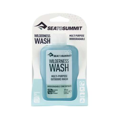 Sea to Summit Wilderness Wash, 89 ml, többcélú, biológiailag lebomló koncentrátum, szabadtéri szappan, kemping szappan, utazási szappan