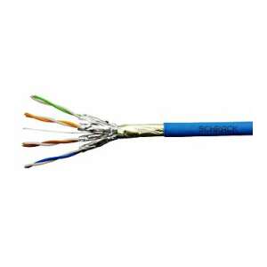 Schrack F/FTP Cat.6a cable, blue, HSKP423HA5, 4x2xAWG23/1.500MHz, LS0H-3,DCA - FTP Cable