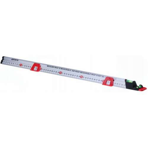 Jufisto 600mm aluminum ruler with 2 spirit levels for measuring and leveling