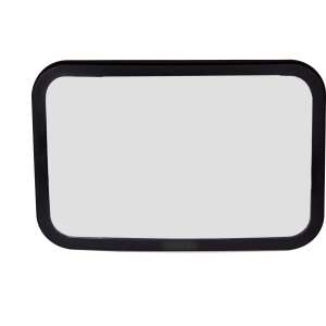 Tuloko Car Rearview Mirror 30.5 x 20 cm, Black