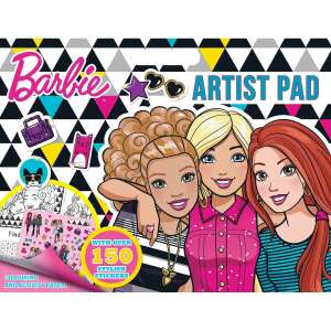 Barbie Artist Pad színezőblokk 150 aligátor matricával AB3331BAAR 93986270 Foglalkoztató füzet, matricás