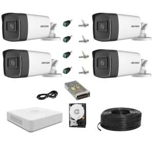 4x 2MP Full HD IR 40m CCTV Camera Kit with Accessories