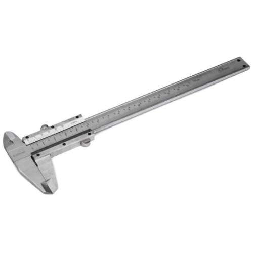 Richmann 150 mm-es acél tolómérő, belső és külső átmérő mérésére, mélységméréshez - Richmann