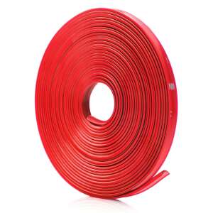 Piros ragasztós keréktárcsa szalag, 8 méter, dekoratív, védő - EALMEU