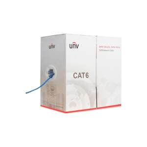 UNV CAT6 hálózati kábel, 305m, kék, AWG23, 0,57mm réz - Uniview