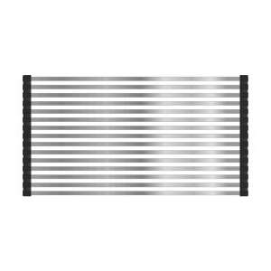 Rozsdamentes acél edénytartó szárításhoz, ROLL-MAT-01, mosogató kiegészítő - Edényszárító