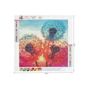 Diamond painting kit with dandelions, 30x30 cm, Iso Trade - Diamond painting kit