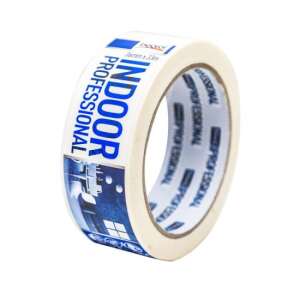 Beorol Indoor Professional Masking Tape, 36 mm x 33 m, Solvent-Based, White