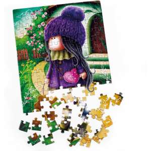 De.tail 120 piece puzzle featuring a cute girl with an elephant, 23x30 cm - Toy