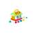 Polesie Shape Sorting House Toy, 23 x 18 x 16 cm, with colorful shapes and a handle for easy carrying