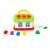 Polesie Shape Sorting House Toy, 23 x 18 x 16 cm, with colorful shapes and a handle for easy carrying
