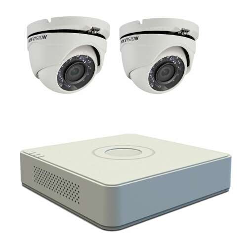 Hikvision - 2 Kamerás TurboHD Megfigyelőrendszer - Beltéri - 2MP