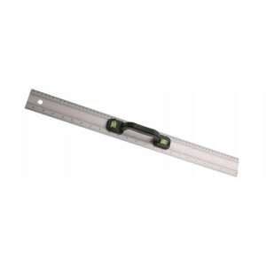 Jufisto 600mm Aluminum Ruler with Handle and 2 Level Bubbles - DIY ruler