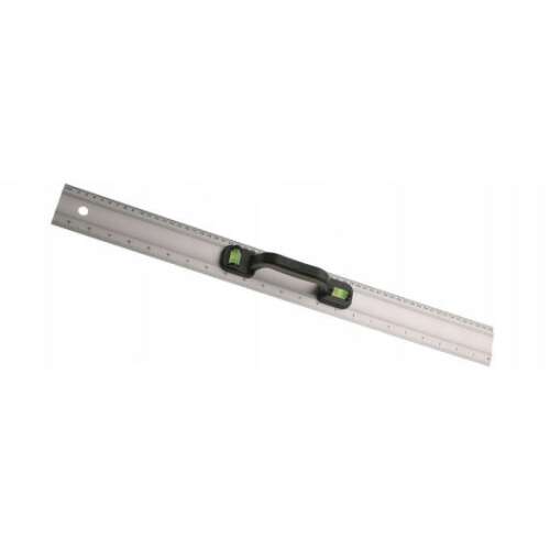 Jufisto 600mm Aluminum Ruler with Handle and 2 Level Bubbles