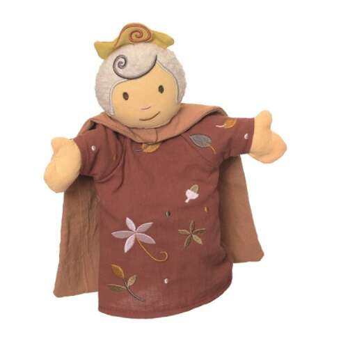 Egmont Toys Puha kézi bábkirálynő, a Gentle Queen hand puppet, a soft and cuddly puppet for imaginative play