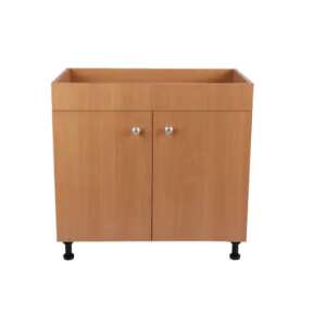 Tempo Line beech-colored kitchen cabinet, 2 doors, 80x50x80 cm, 18mm thick - Kitchen Furniture