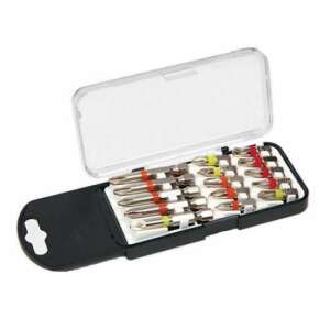 Strend Pro screwdriver bit set, 15 pieces, 25-50 mm, in a plastic case - Bit head