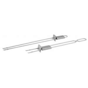 Perfect Home 2-piece skewer set, 32 cm, stainless steel - Garden Grill & BBQ Tool