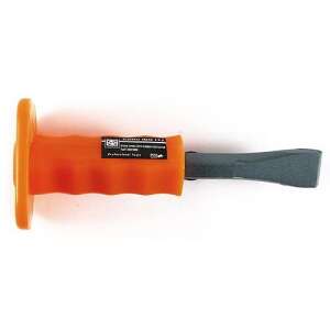 Strend Pro 300mm Stone Chisel with Rubber Protection, Flat Chisel - Chisel