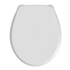 HARO Duroplast PICO Toilet Seat, white, FastFix stainless steel mounting system, 372x435 mm