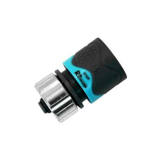 Gyorscsatlakozó, ütközővel, ABS + alumínium, 1/2" Richmann 93986083