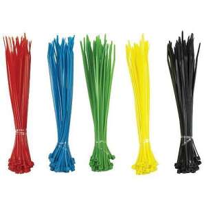 Strend Pro Kábelkötegelő Készlet - 200 db - 150x2,5 mm - Többszínű