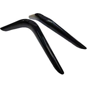 UNV HB-5043-H 43 hüvelykes monitor állvány, fekete, két részes - Monitor állvány