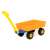 Polesie 4036971 Húzható kiskocsi, narancssárga színben, gyerekeknek, kültéri játékhoz, homokozóba, kertbe