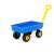 Polesie 4036971 Húzható kiskocsi, kék színben, gyerekeknek, kültéri játékhoz, homokozóba, kertbe