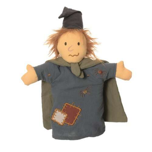 Egmont Toys Witch Hand Puppet, 29 cm, soft and cuddly, perfect for storytelling