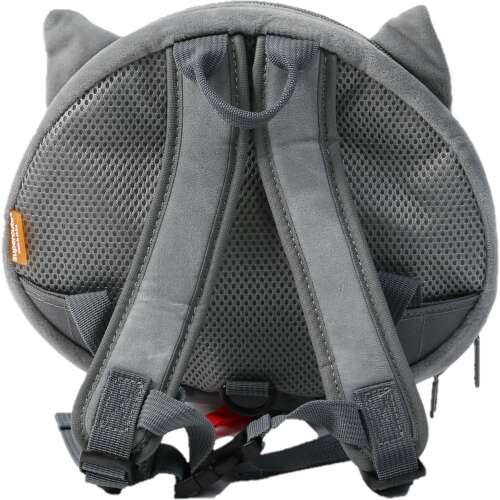 Szürke Shiba Supercute kutya óvodai hátizsák állítható pántokkal és hálós háttámlával