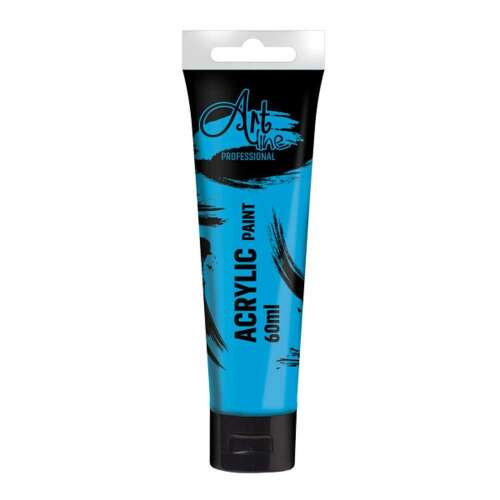 ARTLINE Akril Festék - Cerulean Kék - 6 x 60 ml