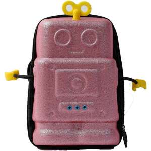 Óvodás iskolatáska, fényes robot, rózsaszín 93987318 - Ovis hátizsák, táska
