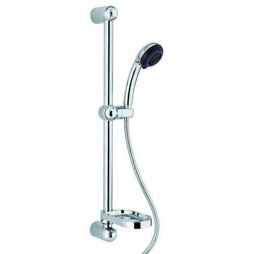 PLANET METAFORM shower set with 3 function shower head, soap dish and hose