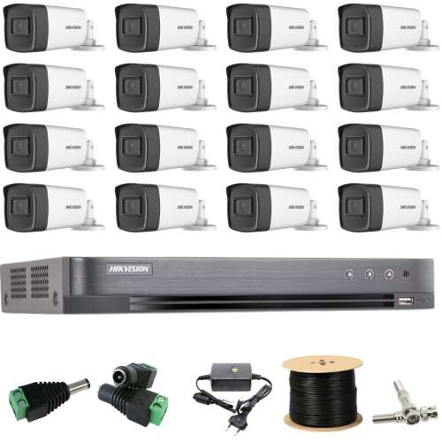 Hikvision 16 Channel CCTV Security System with 5MP Turbo HD IR Cameras