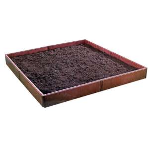 Raised garden bed, 8 pieces, 57x13cm, polypropylene, for flowers and vegetables - Flower Pot