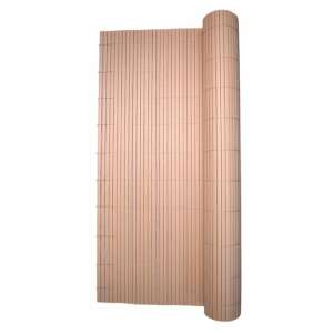 PVC fence screen, 3x1.5 meters, bamboo look, UV resistant, privacy screen for balcony, terrace, garden - Landscaping