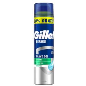 Gillette Series citlivý holiaci gél s aloe vera, 240ml - Borotvahab