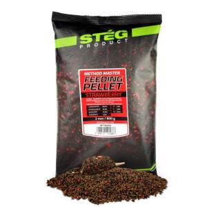 Stég Product Method Master Etető Pellet Eper, 2mm, 800g - Lebegő csali