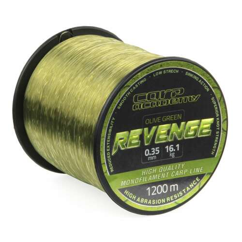 Carp Academy Revenge 1200m 0.35mm Olíva Zöld Monofil Ponty Zsinór - Monofil zsinór