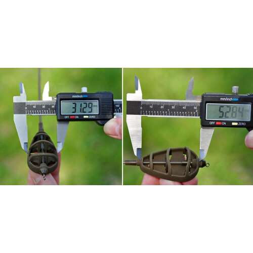 By Döme Team Feeder Long Cast Method Feeder kosár, L méret, 25g, 2 db, szilikon töltővel