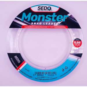 SEDO Monster Snag Leader Láthatatlan Fluorocarbon Horgász Zsinór, 100 Méter, 0.50 mm, 25.86 kg - Fluorocarbon zsinór