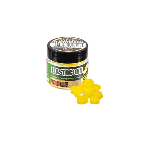 Carp Expert Elastocorn Vanília műkukorica csali, 12mm, sárga, pontyhorgászatra - Mesterséges horogravaló