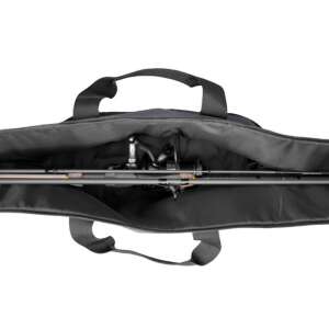 Delphin Elita feeder botzsák, 1 részes, 120cm, fekete, nyitva, belülről - Horgásztáska & botzsák