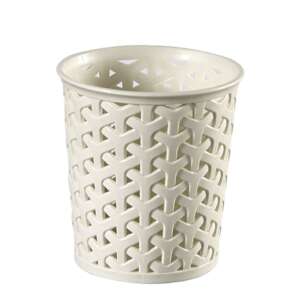 CURVER My Style S Rattan-Optik runder Aufbewahrungskorb in Beige - Lagerung & Organisation